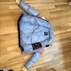 Stylish Blue Puffer Jacket
